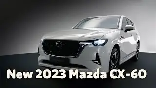 2023 Mazda CX 60 Plug in Hybrid Mid Size Crossover SUV Production In Japan