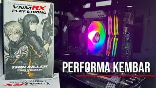 Review VenomRX Twin Killer - CPU Cooler Murah, Dual Fan!
