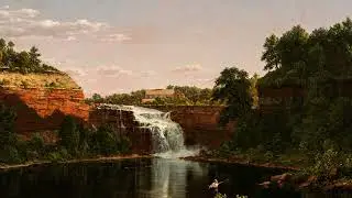 Lower Falls, Rochester (1849) by American landscape painter Frederic Edwin Church | 4K Frame TV Art