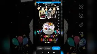 Snapchat Se Birthday Video Editing 🎂 | Easy & Cute Edit#birthdayvideo #shorts #birthdayedit#snapidea