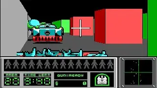 Hovertank 3D (1991): Зона 20: Штаб-квартира UFA финальный бой в нашей крепости перед победой