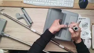 handfeger und Schaufel Set inklusive kehrblech und handfeger, 4in1 Allrounder