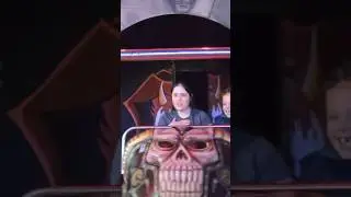 Scary Ghost Train Ride Girl gets scared funny reaction #perthroyalshow #shorts #scared