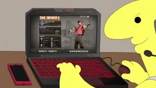 Charlie Dompler Playing TF2 (Smiling Friends)