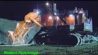 Construction Excavator - Hitachi  EX8000 Excavator biggest in the world - Modern Technology