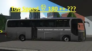 Let's Check TOP SPEED of this Bus🚌 || PUBLIC TRANSPORT SIMULATOR - COACH GAMEPLAY