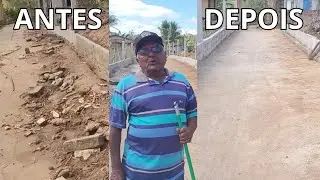VEJA O RESULTADO DA LIMPEZA QUE GOBEU FEZ NA ENTRADA DO SÍTIO DELE!!