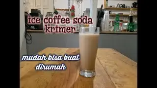 #coffeesoda #MasBoo                                                 Cara buat ice coffee soda krimer