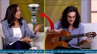 المذيعة تحدتني اعزف طبله باستخدام الجيتار | مقابلة تلفزيونية لايف