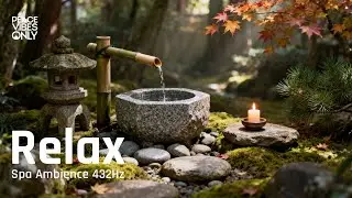 Relaxing Water Fountain Sounds for Deep Sleep 💤 Calming Music, Stress Relief & Meditation