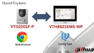 VTO2201F-P & VTH8621KMS-WP Configuration using PC | Dahua
