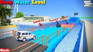 Indian Cars Vs Water Level Challenge GTA 5