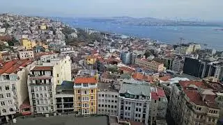 View from Galata Tower, Istanbul, Turkey