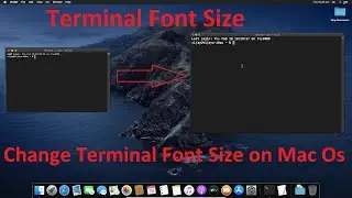 How to Increase Terminal Font Size in MAC | Terminal Size on Mac apple OS