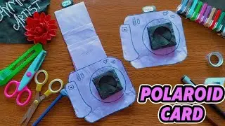 •AAG || how to make Polaroid card || camera photo message card | Ayman Art Gallery #viralvideo #diy
