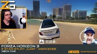 Forza Horizon 3 | 2 Star Stunt Jump | Mercedes  Zorf Gaming