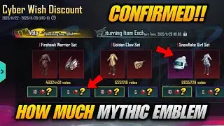 🔴 HOW MUCH MYTHIC EMBLEM FOR CYBER WISH DISCOUNT SET CONFIRMED | FIREHAWK WARRIOR SET COST ?