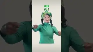 BUS = BUS | English, Spanish and ASL #youtubekids #stickyspanish