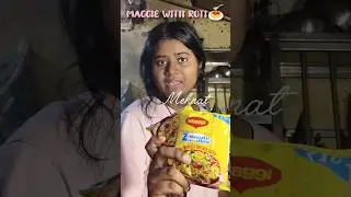 Roti with Maggie 🍝🍝#viral #maggie #vlog #trending #blog #tasty