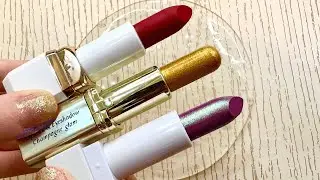 LIPSTICK SLIME Mixing Lipsticks into Clear Slime! ASMR MAKEUP SLIME #3