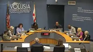 Volusia County School Board Meeting - Workshop/Work Session 01/13/2025