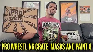 Маски и краска Pro Wrestling Crate 8: распаковка и обзор #PWCrate