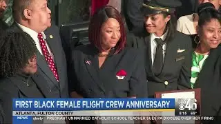 First Black female flight crew anniversary