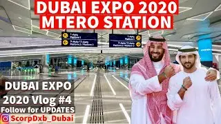INSIDE DUBAI EXPO 2020-21 METRO STATION🔥🔥First Look: A tour of the new Dubai Metro Line Route 2020