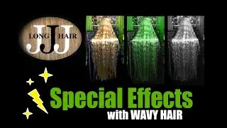 WAVY HAIR special effects Video and NORMAL at the END