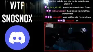 Snosnox L&Ouml;SCHT unseren Discord-Server 🙃😪 | Stream Highlight
