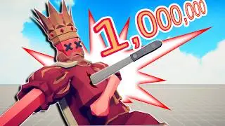 1.000.000 DAMAGE KNIFE 1 vs 1 EVERY UNIT | TABS - Totally Accurate Battle Simulator