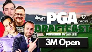 LIVE 3M Open Draft | PGA DraftCast | DraftKings Tips & FanDuel DFS Picks