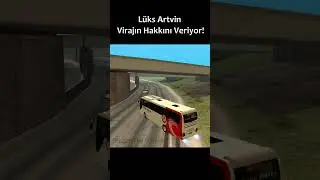 L&uuml;ks Artvin virajın hakkını veriyor! #shorts #mta #l&uuml;ksartvin #otob&uuml;s #drift