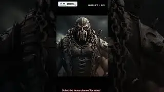 Asked A.I. to reimagine Spawn as Bane from Batman. #shorts #spawn #bane #dc