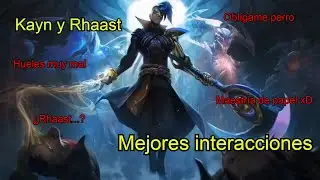 Las mejores interacciones de Kayn y Rhaast | League of Legends | Elhumo99