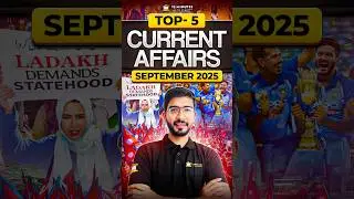 Top-5 Current Affairs - September 2025 | Keshav Malpani #shorts
