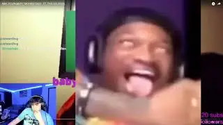 DREAMYBULL THUGGING TWITCH STREAMERS COMPILATION P.1 - Akino