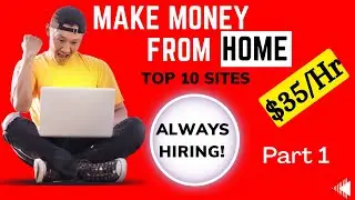 Top 10 Remote Job Sites | Work From Home | Part-Time Jobs 2023