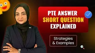 Как БЫСТРО решать вопросы PTE с краткими ответами (с примерами!)