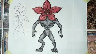 How To Draw Demogorgon | Stranger Things
