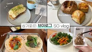 Korean vlog in SG | Cafe Lucid, Apartment, MICRO Bakery, Fat Prince middle eastern, natto| Singapore