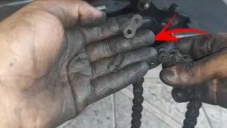 Corrente da moto quebrou na rua veja como concertar ...