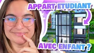 ☾ On construit un appart pour papa/maman étudiant ? 🙄 - Sims 4 ☽