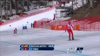 Thomas Hugo | Men's downhill Visually Impaired | Alpine skiing | Sochi 2014 Paralympics