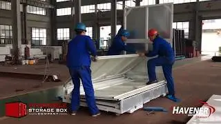 Folding Portable Steel Storage Vault