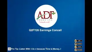 ADF Foods Q2FY26 Earnings Concall