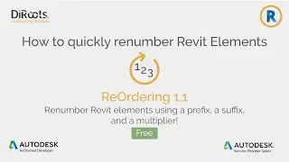 Как перенумеровать элементы Revit с помощью ReOrdering