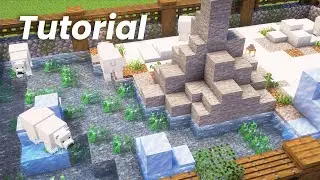 Руководство по созданию вольера для белого медведя в Minecraft