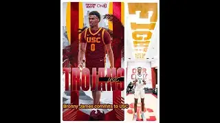 Bronny James Announces Commitment to USC