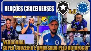 REAÇÕES CRUZEIRENSES - BOTAFOGO 4x0 CRUZEIRO - BRASILEIRÃO 2026 - VAMOS RIR DO CRUZEIRO!